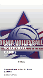 Mobile Screenshot of californiavolleyballcamps.com